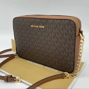 Michael Kors Large EW Crossbody Bag Brown